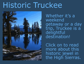 Travel to historic Truckee CA